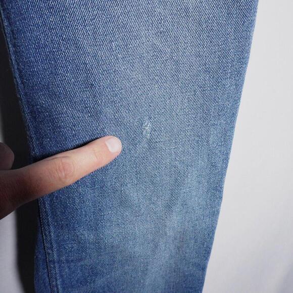 CLOSED ITALY Mens Unity Slim Jeans Blue Denim‎ Distressed 32 Premium $280 Casual - Picture 5 of 14